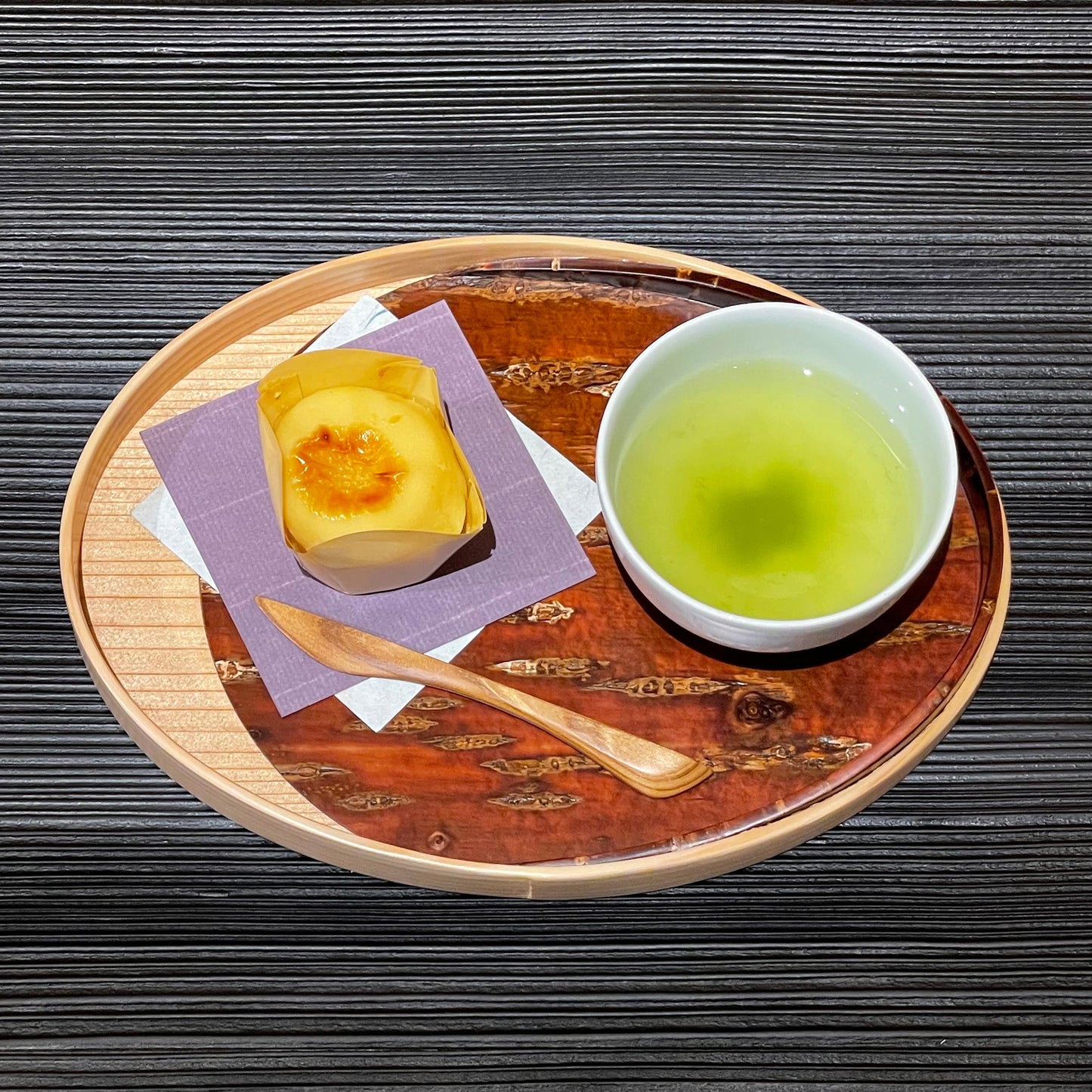 【樺細工 × 大館曲げわっぱ】トレー ハートじかけ (橋本夕紀夫)