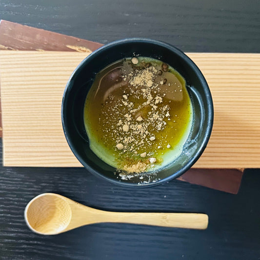 44のアンチエイジングレシピ_その43「抹茶豆腐ムース」