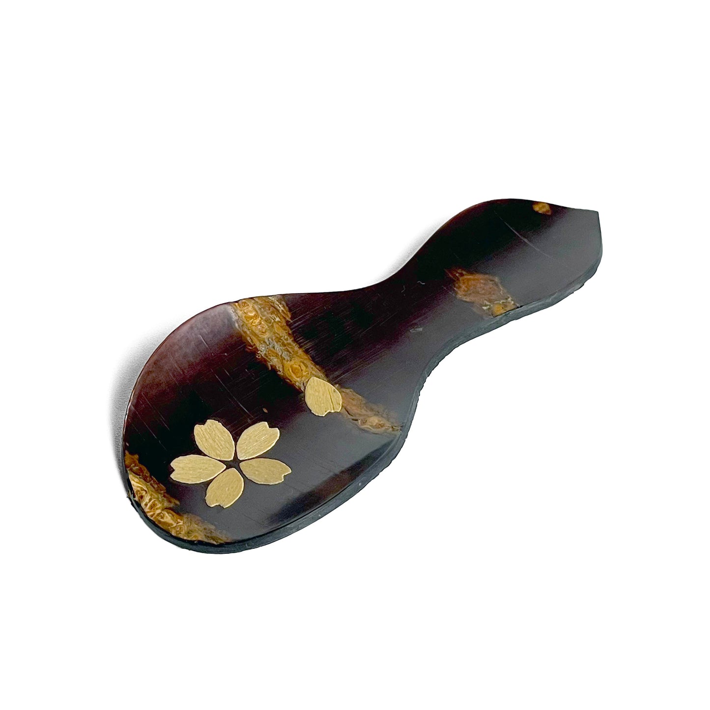 Tea scoop hyotan sakura